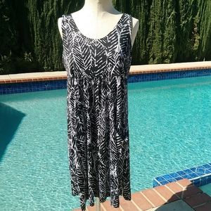J. Valdi Black and White Sundress LG